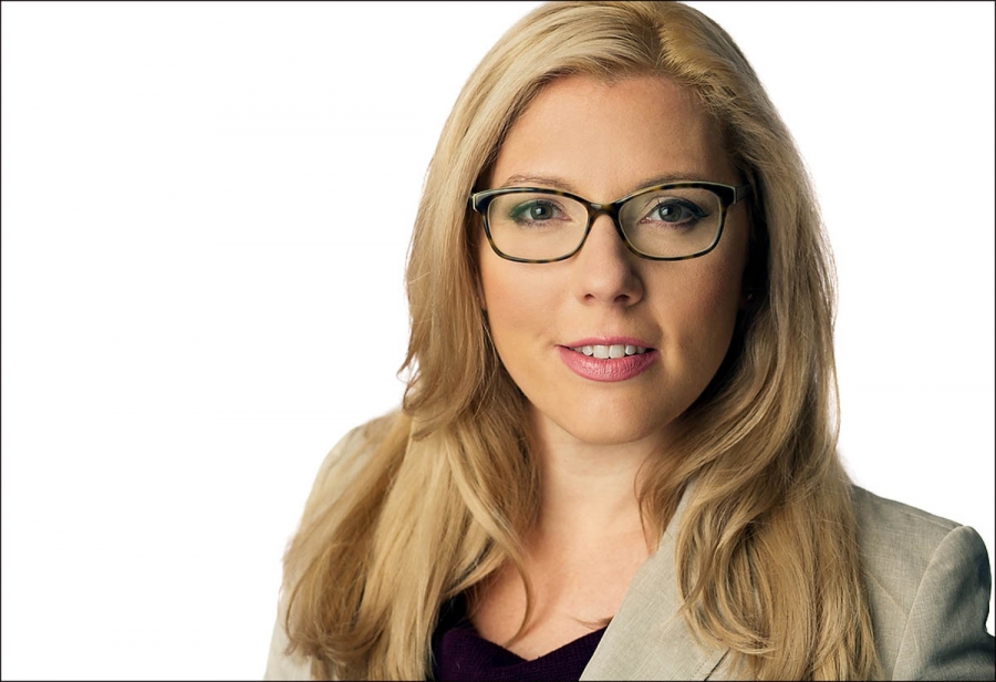 actress portrait with white headshot background